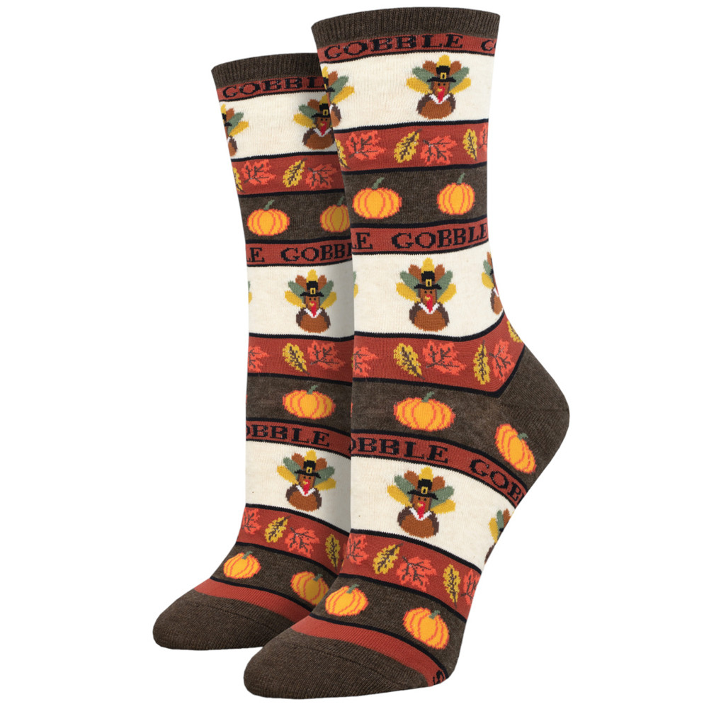 Gooble Gooble Thanksgiving Women's Socks