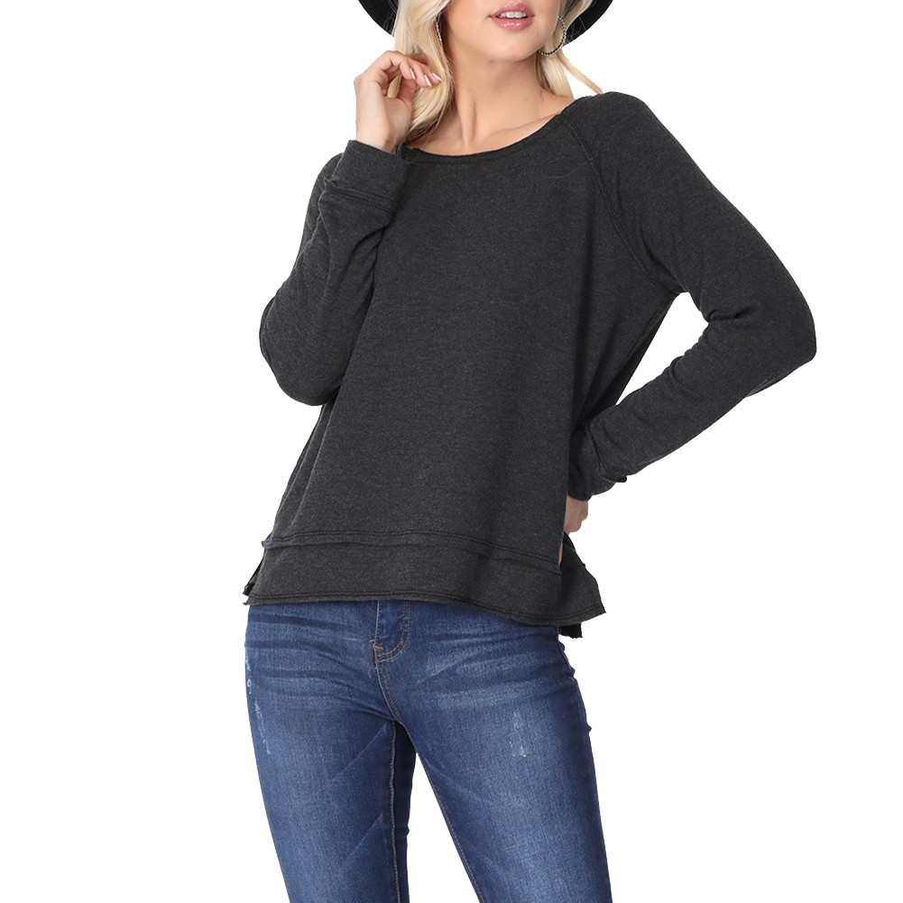T-Party Round Neck Long Sleeve Top
