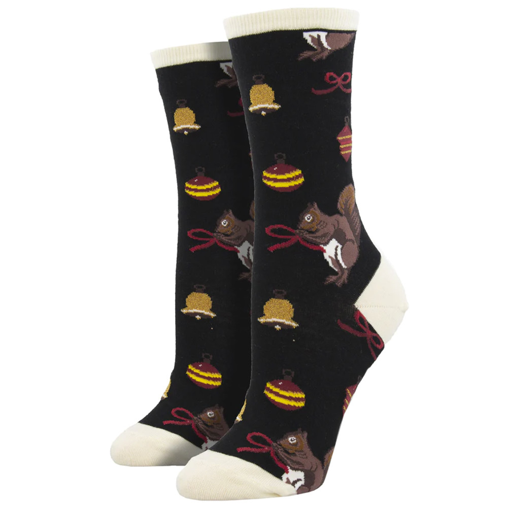 Have A Squirrelly Christmas Women's Socks