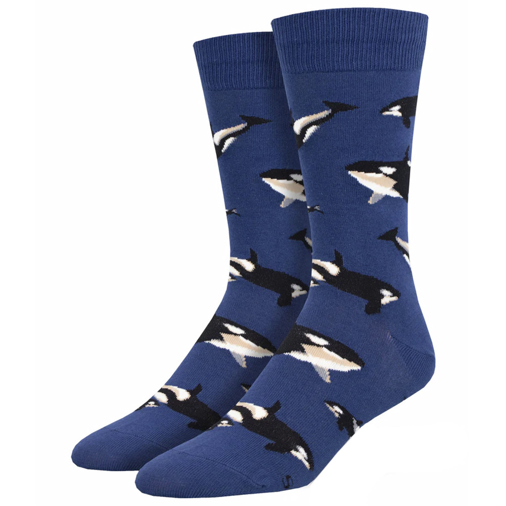 Orca Whales Men's Socks