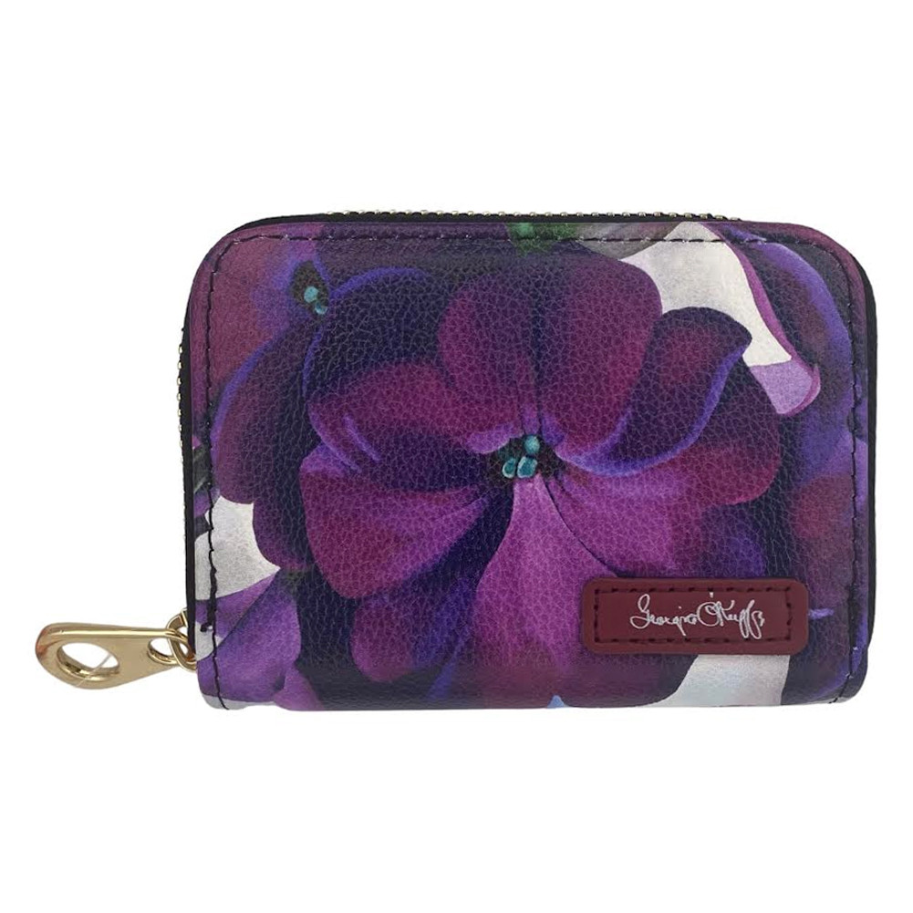 Georgia O'Keeffe Petunia Zip Around Wallet