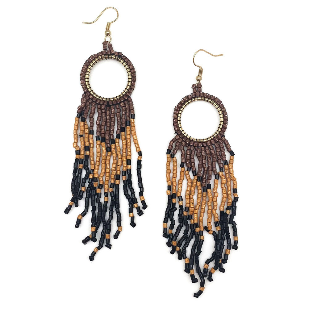 Anju Sachi Beaded Dangle Earrings