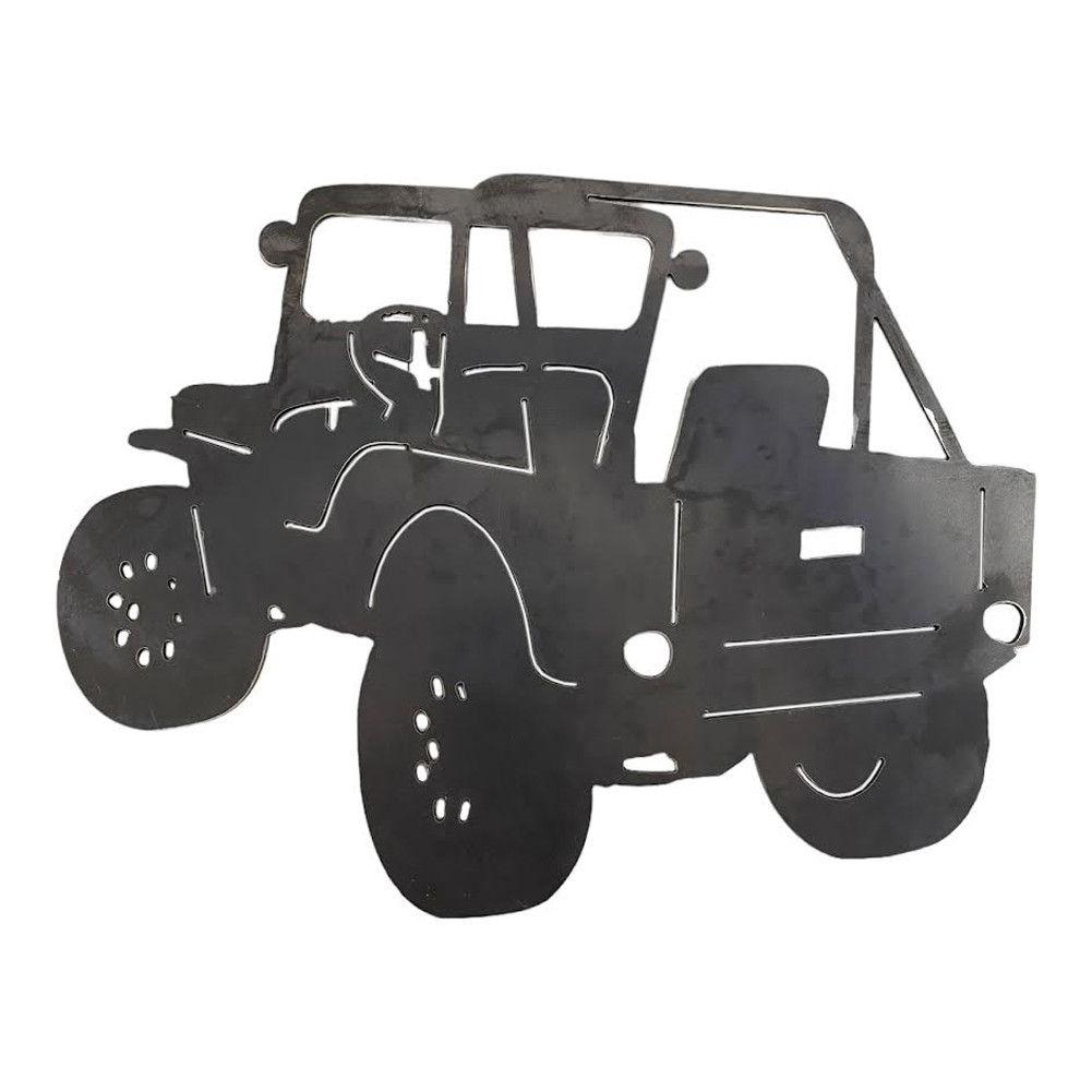 RAK Welding 14 Gauge Metal Art - Vintage Jeep