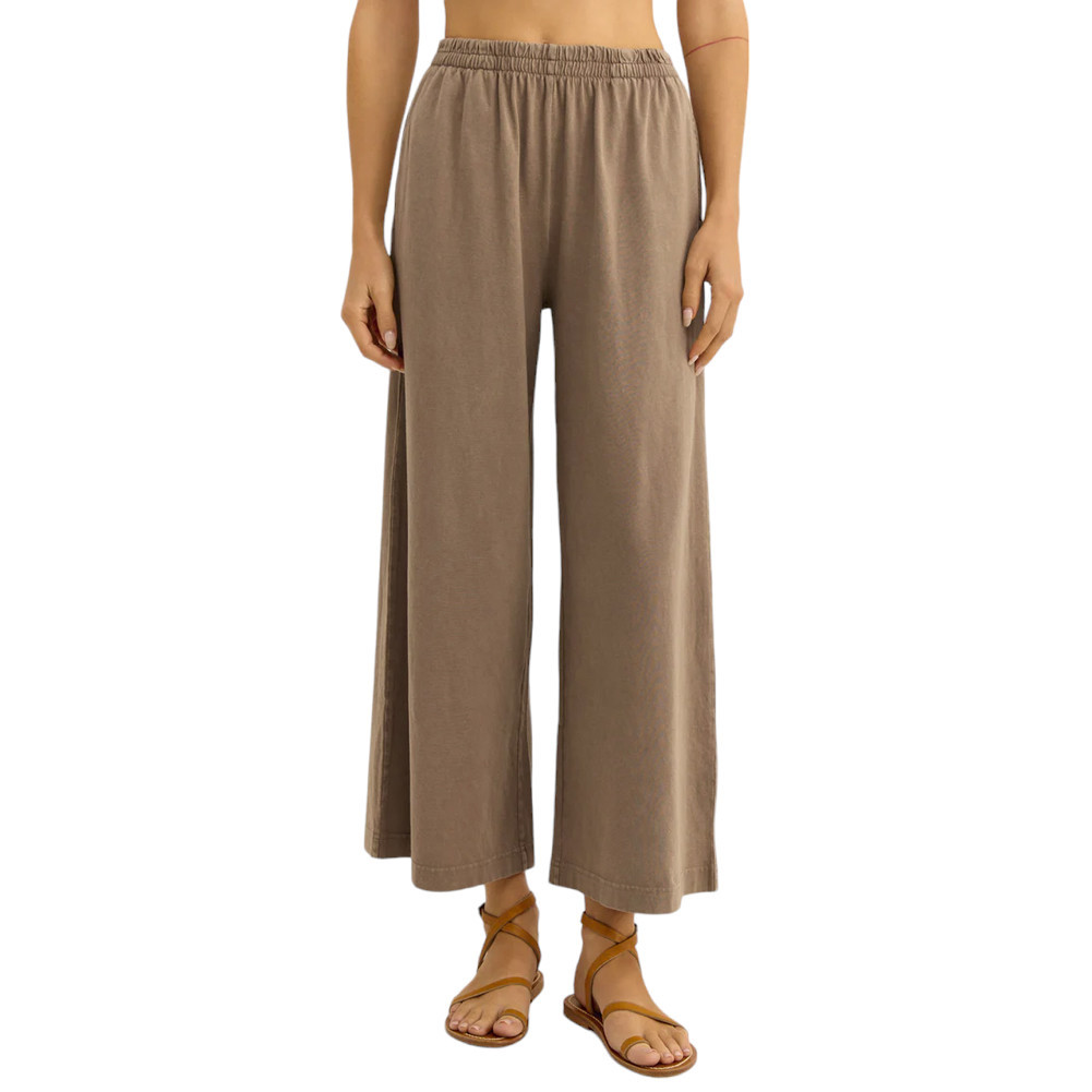 Z Supply Scout Cotton Jersey Pant - Iced Coffee