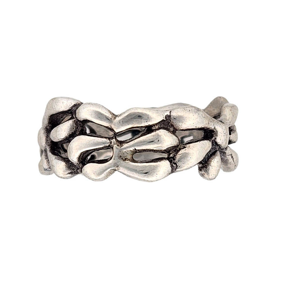 Tribal sterling silver ring size 10.  