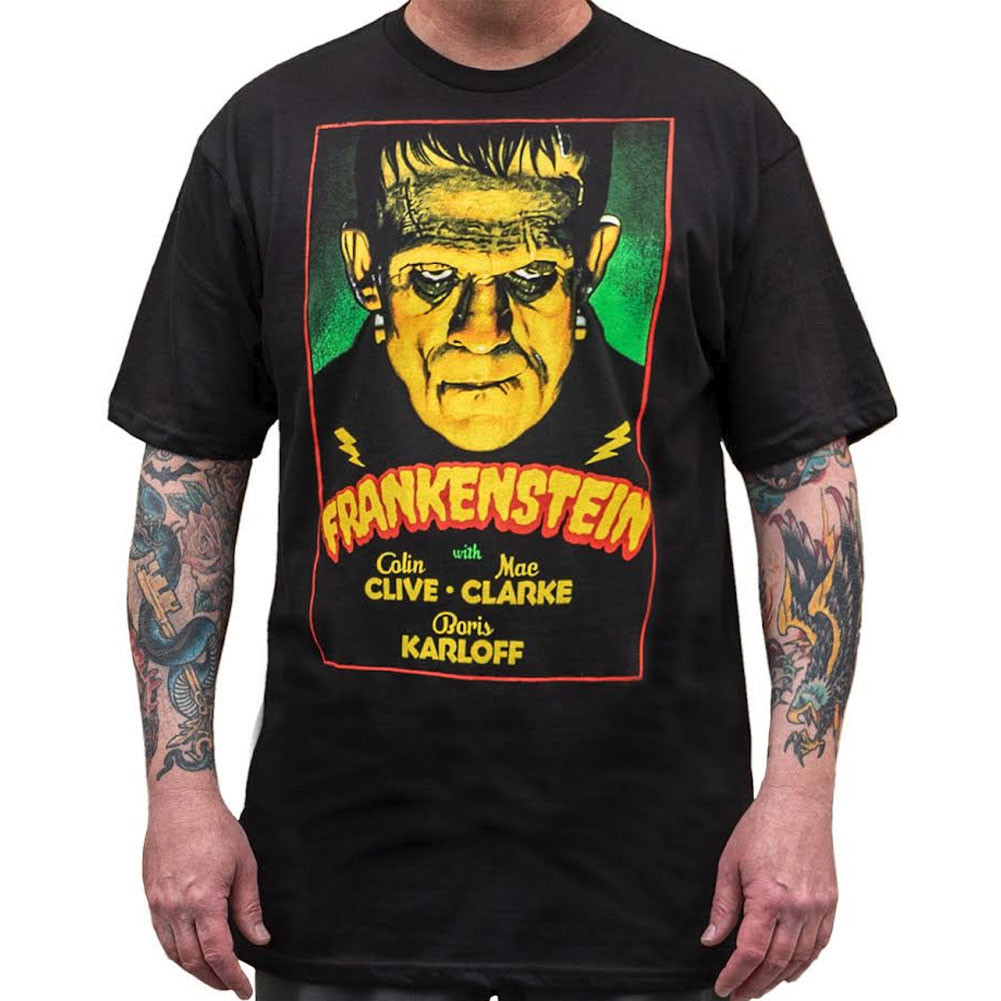 Frankenstein Movie Poster men's tee shirt