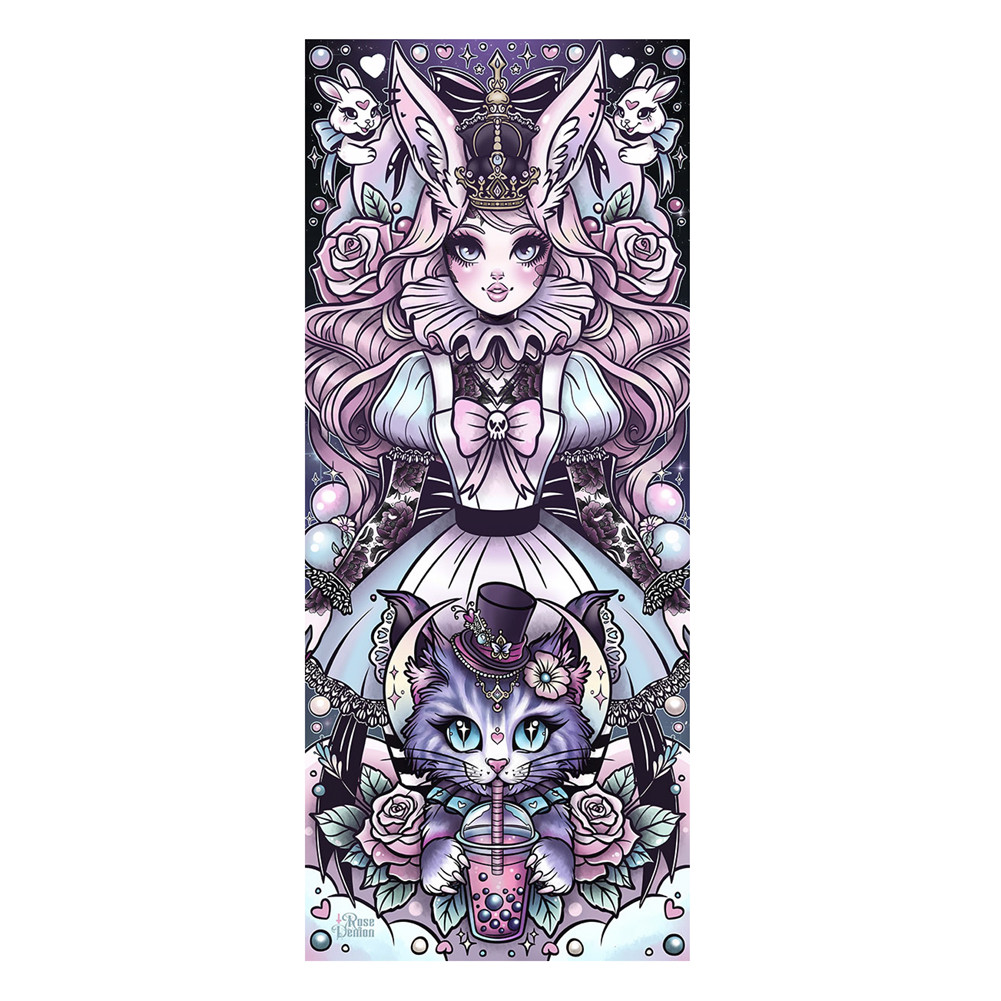 All Hail Queen Alice - Canvas Wall Hanging