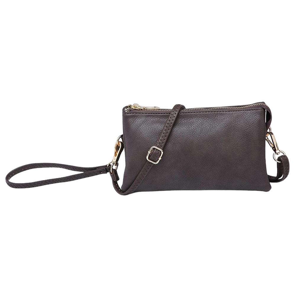 Jen & Co. Riley Crossbody Purse - Coffee
