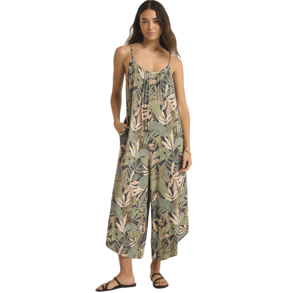 Z Supply Flared Isla Leaf Jumpsuit main image 1