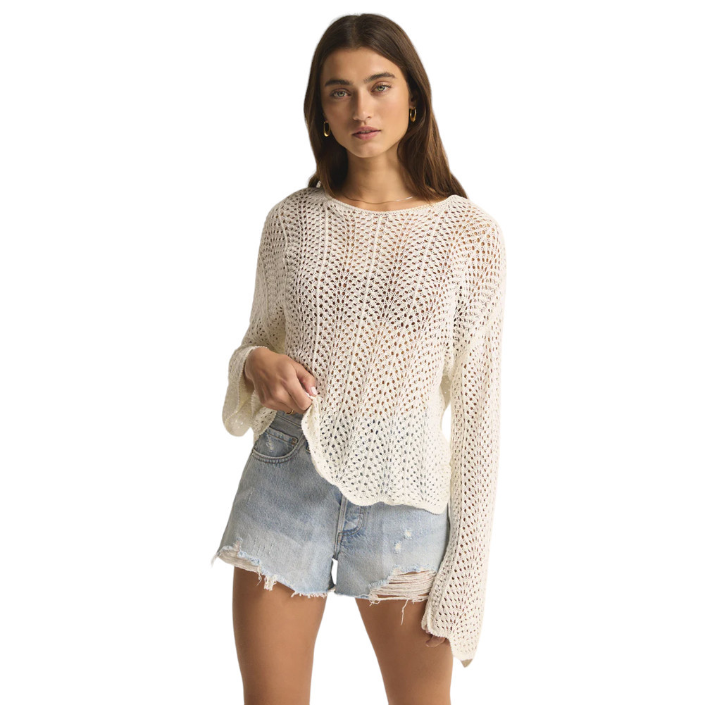 Z SUPPLY DONOVAN CROCHET TOP| PURPLE LEOPARD BOUTIQUE