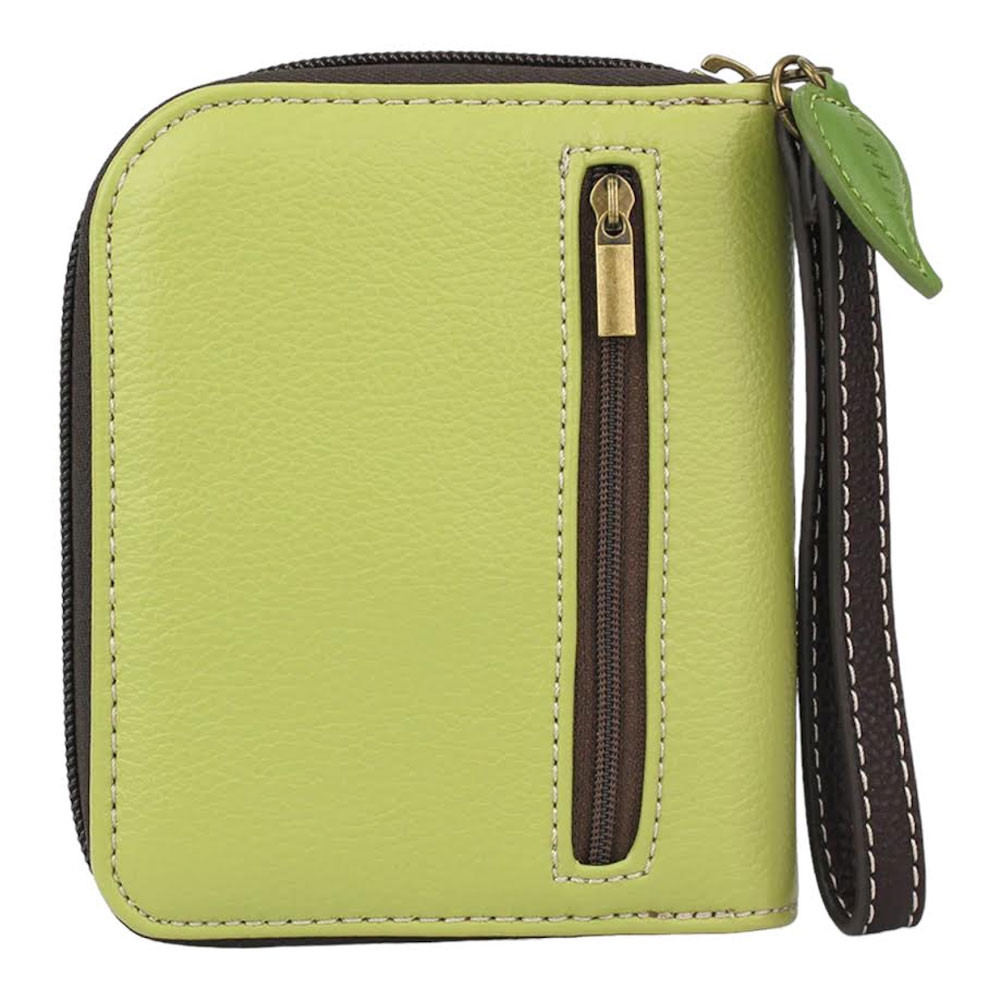 CHALA CHICKADEE ZIP AROUND WALLET| PURPLE LEOPARD BOUTIQUE