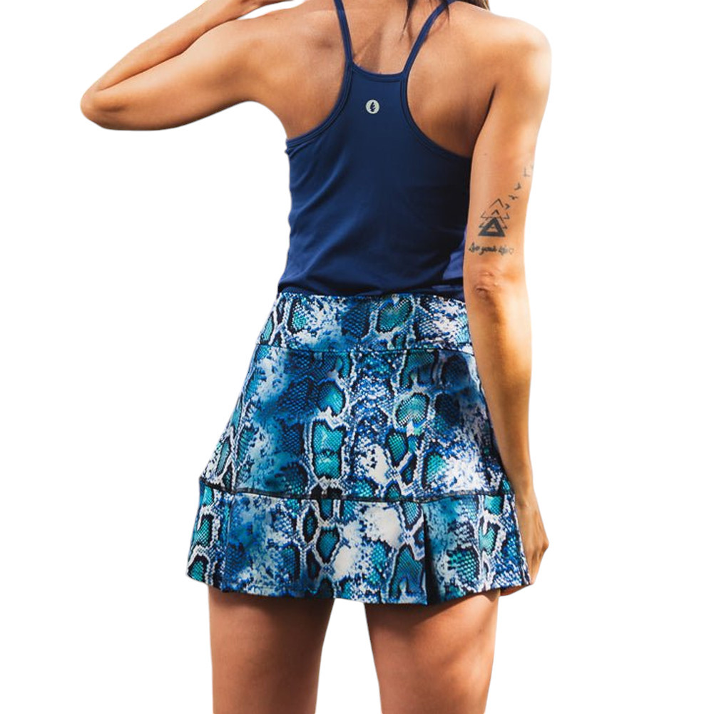 DONA JO PYTHON PRISM JOJO TENNIS SKORT | PURPLE LEOPARD BOUTIQUE
