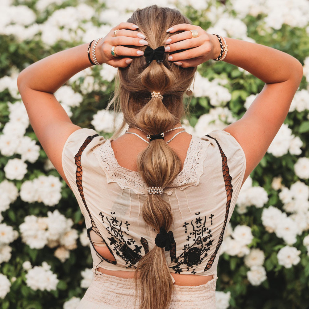 K'LANI HAIR TIE BRACELET - HARMONY | PURPLE LEOPARD BOUTIQUE