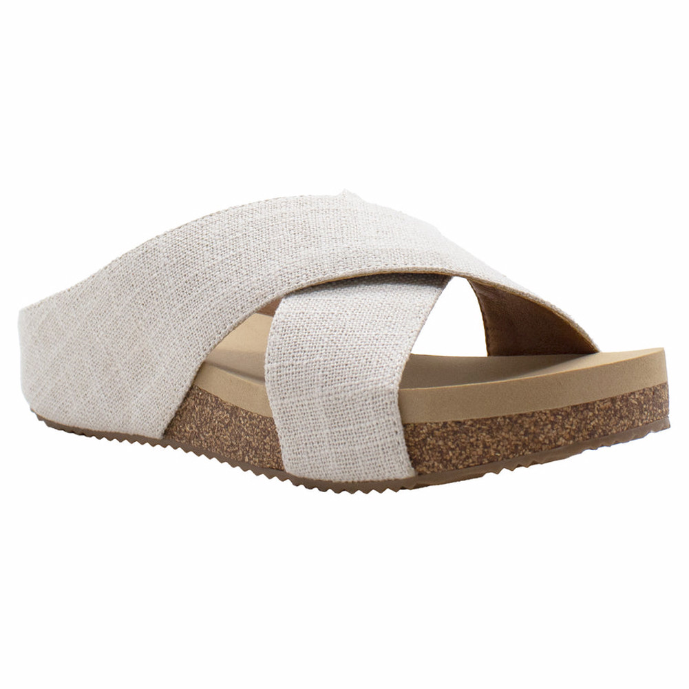 VOLATILE ABLETTE WEDGE SANDAL | PURPLE LEOPARD BOUTIQUE