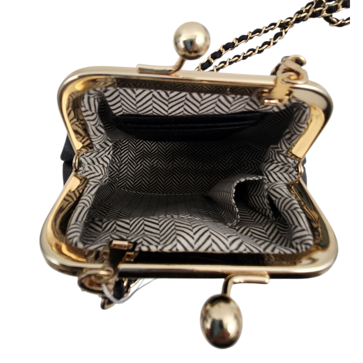 JEN & CO. CLEO BLACK KISS-LOCK CROSSBODY PURSE | PURPLE LEOPARD