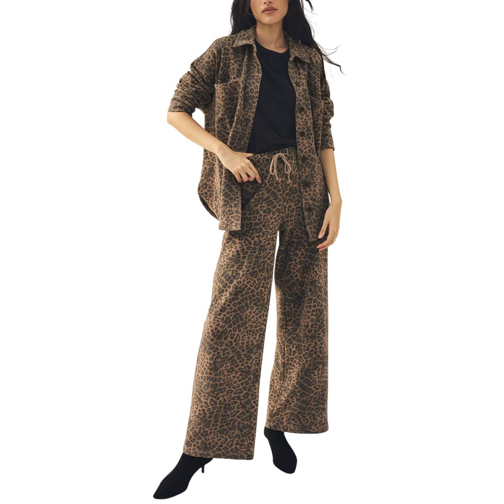Z SUPPLY HUNTER LEOPARD KNIT PANT | PURPLE LEOPARD BOUTIQUE