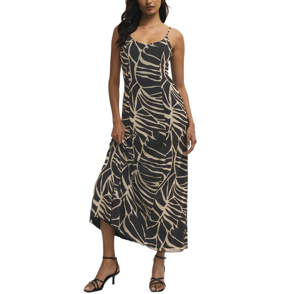 Z SUPPLY CHARISMA TOVA PALM MIDI DRESS | PURPLE LEOPARD BOUTIQUE