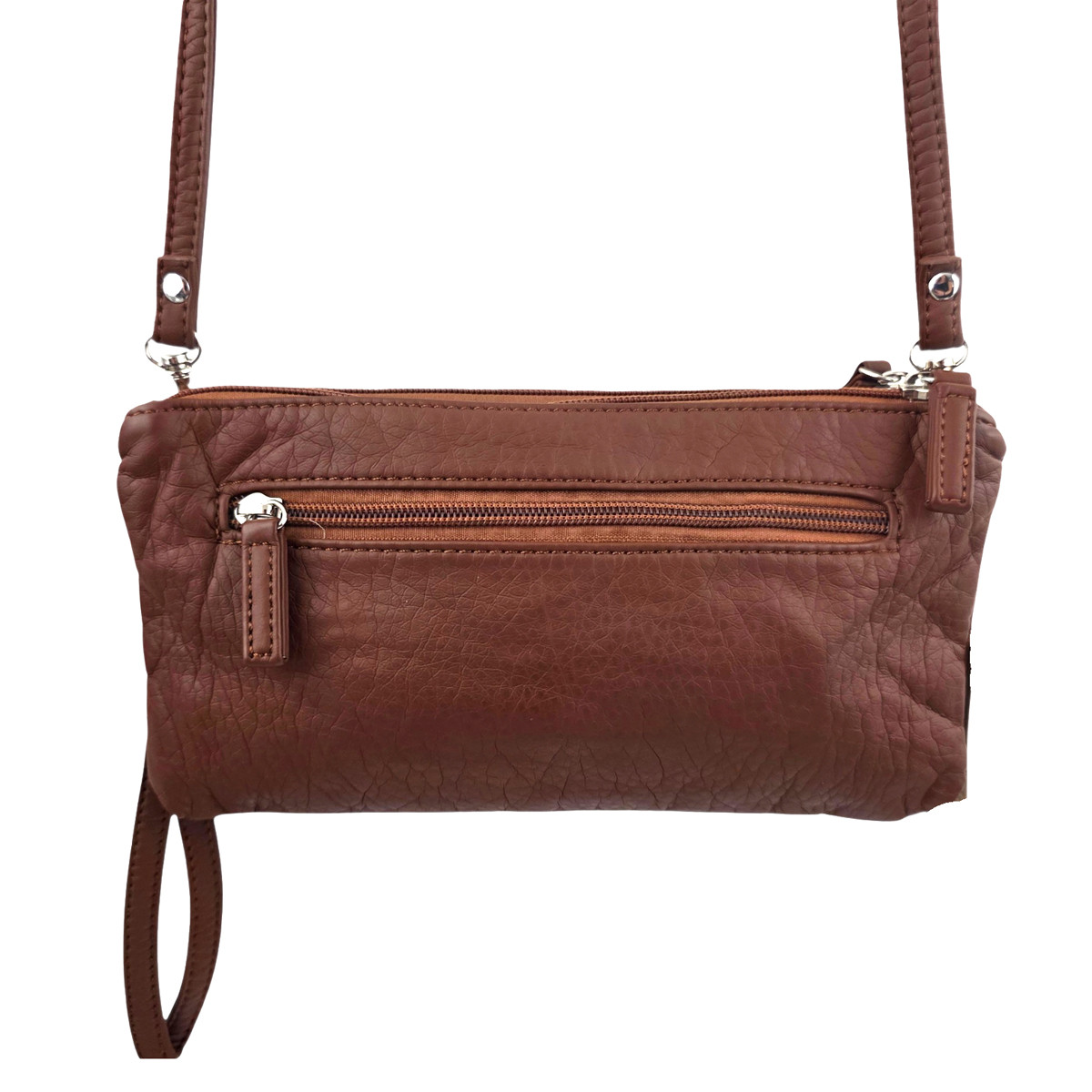 MALIE 3-WAY BROWN CROSSBODY BAG PURSE | PURPLE LEOPARD BOUTIQUE