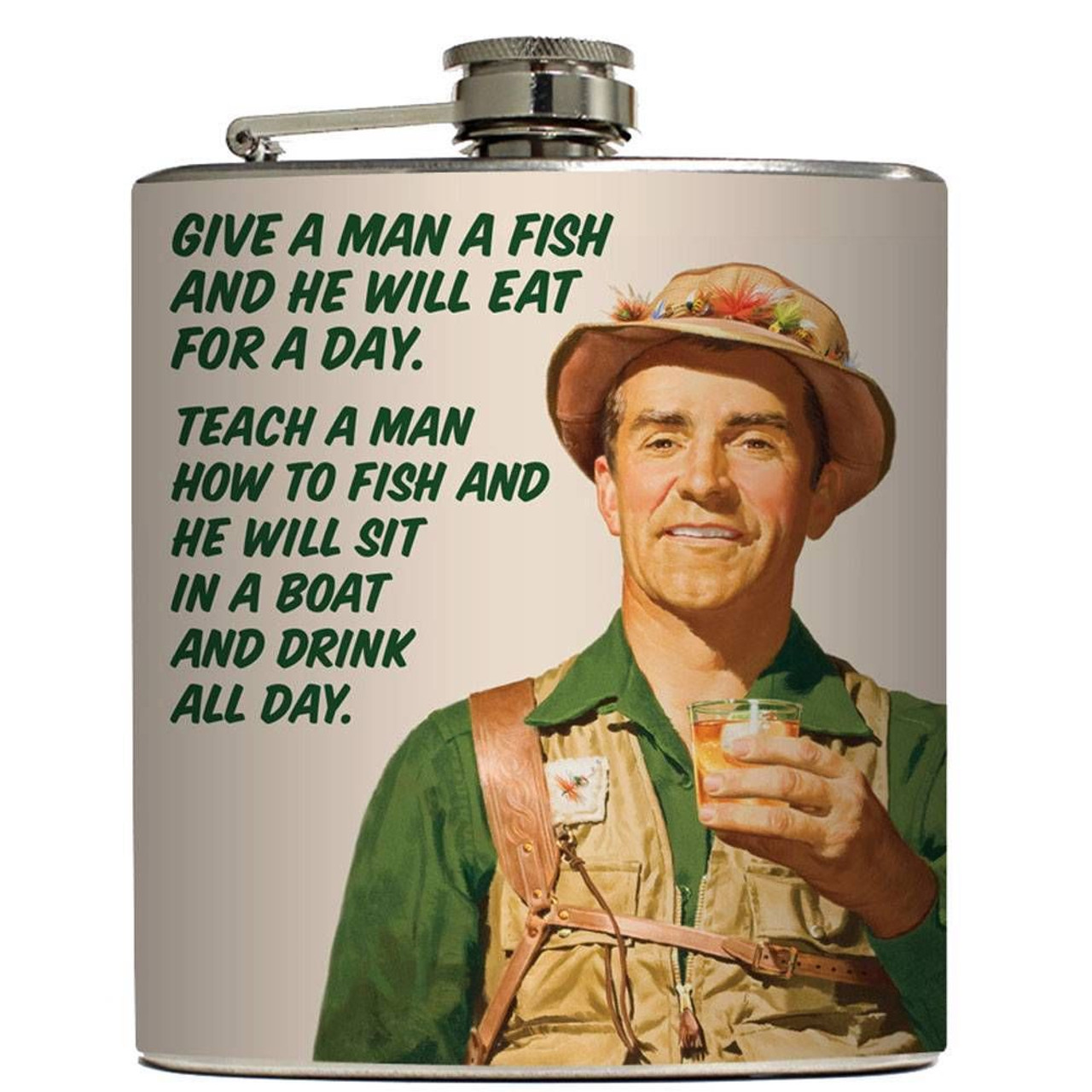 Whiskey Flask - 6 oz Stainless Steel - Liquid Courage - Liquid Courage  Flasks