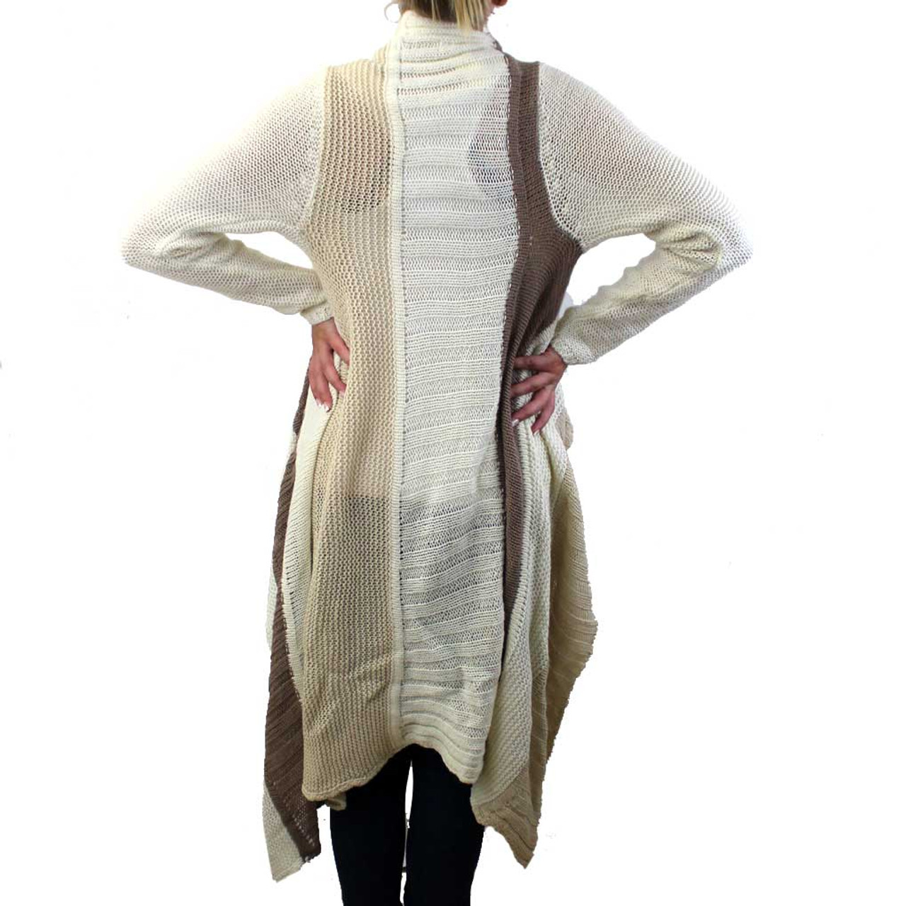 light brown long cardigan