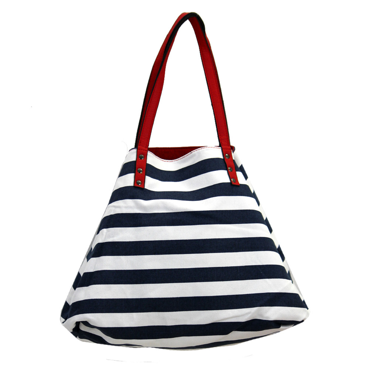 Reversible 3 in 1 Purse Red, Navy Blue and Cream