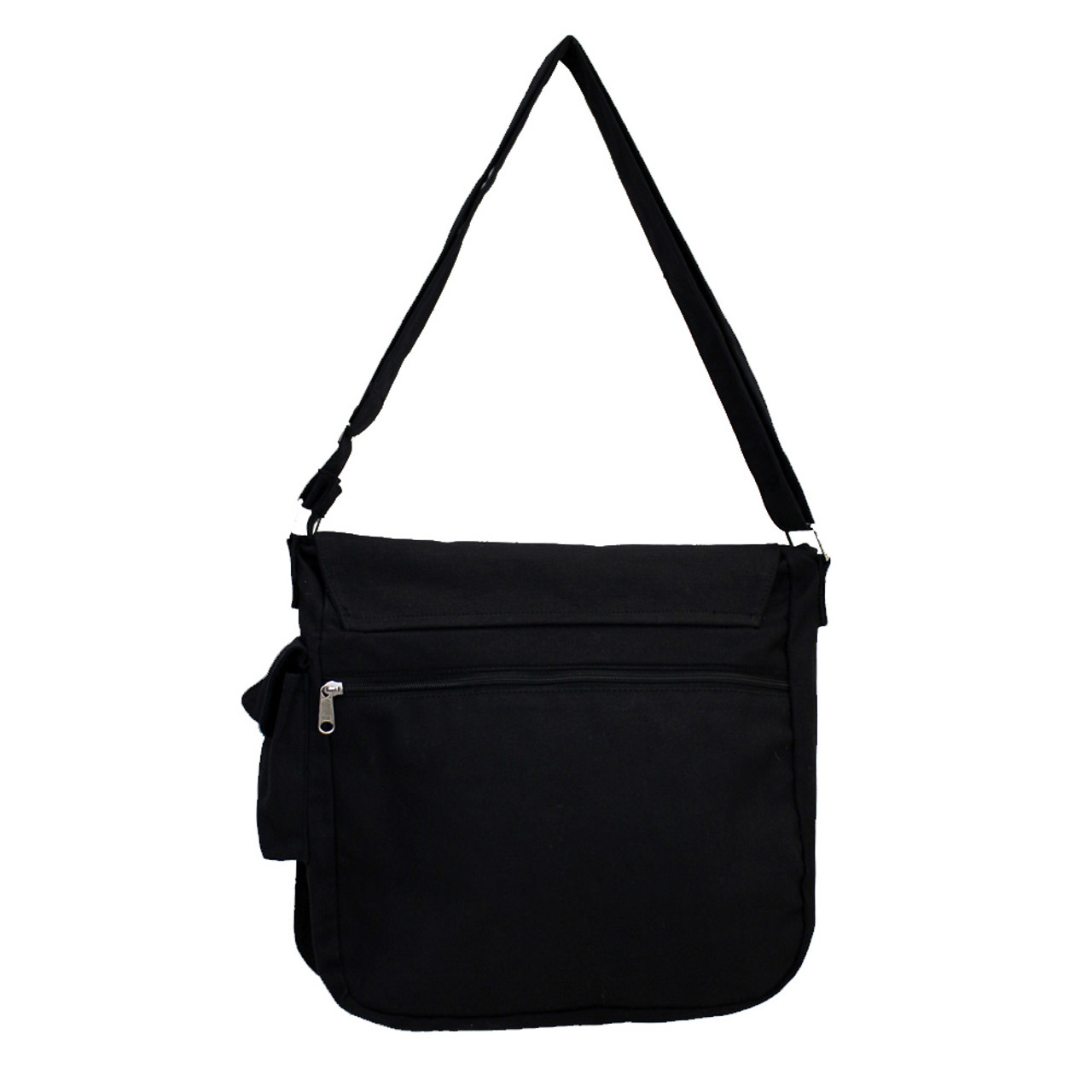 Black Skull Messenger Bag