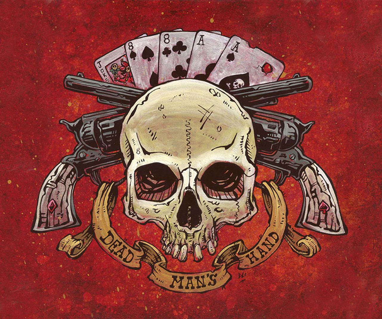 Dead Man's Hand by David Lozeau Canvas Giclee Art Print
