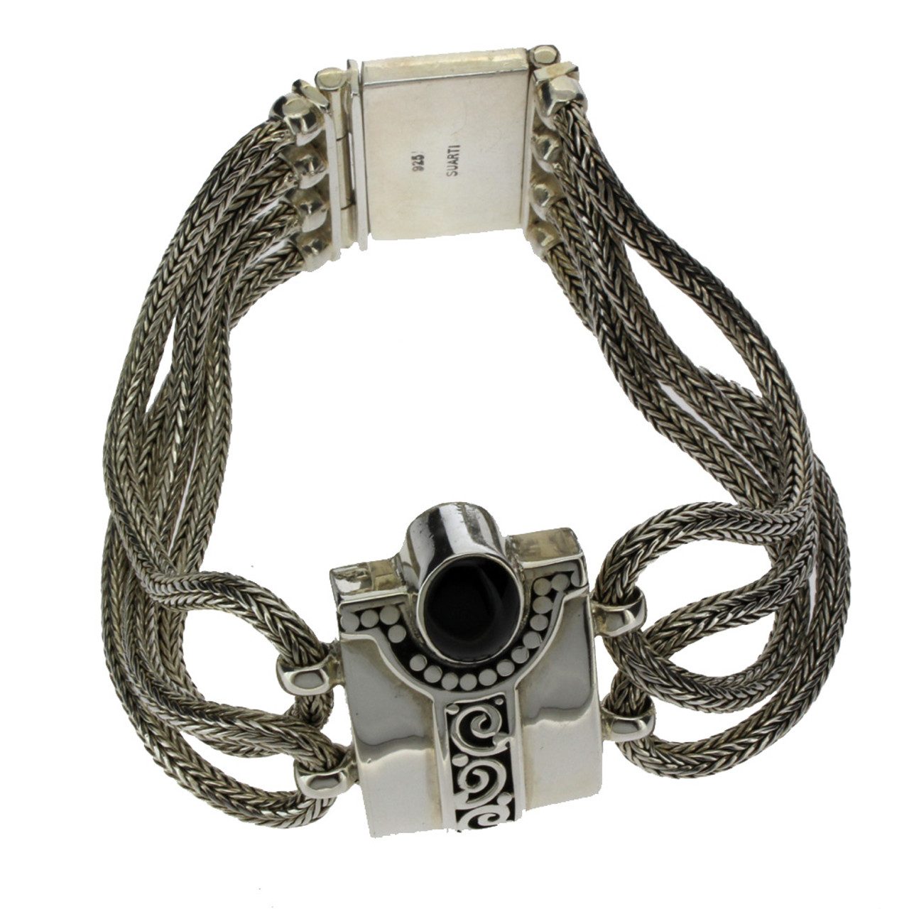 8mm 925 Sterling Silver Men's Diamond Cut Spike Rolo Box Bracelet –  MIAMISILVER