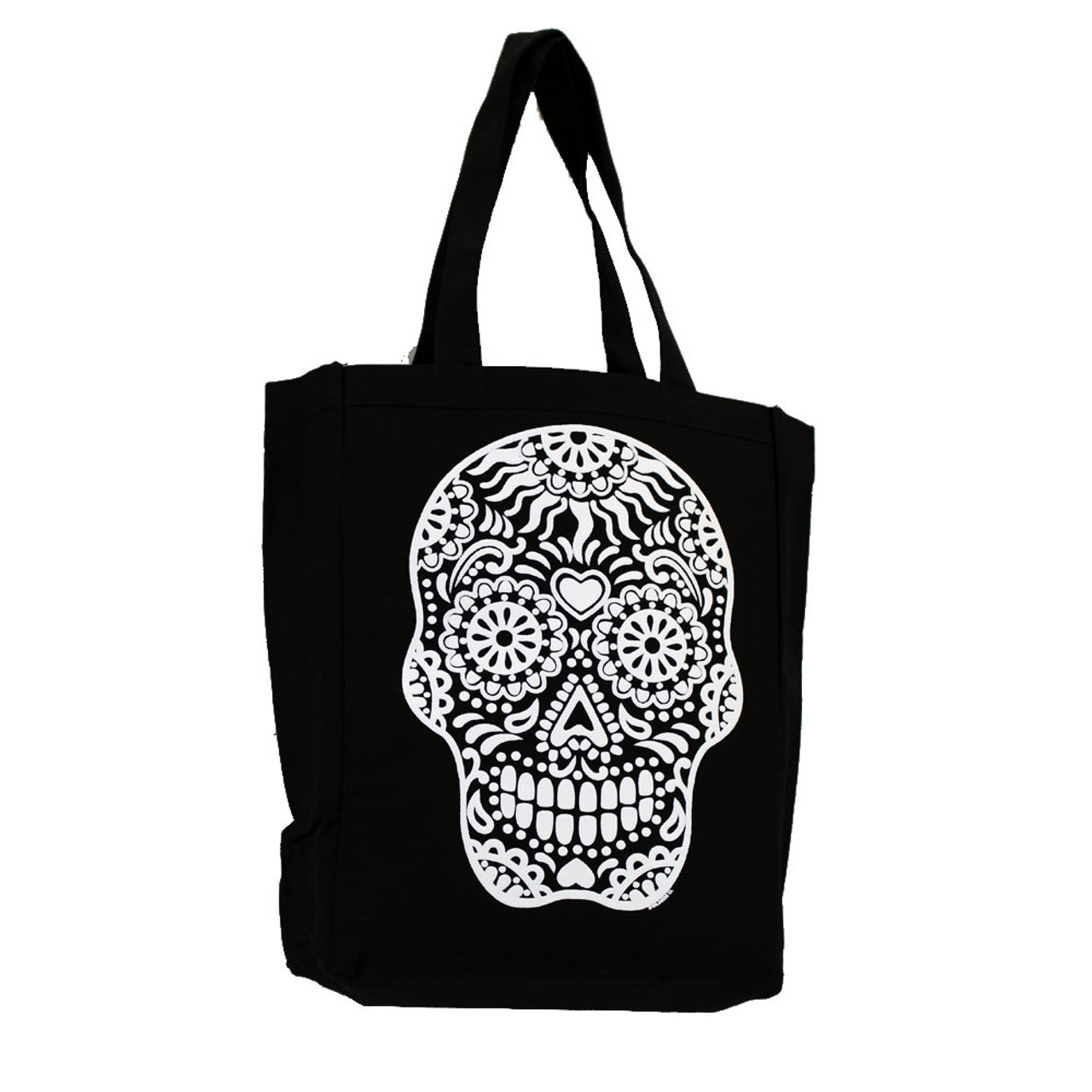 skull beach bag