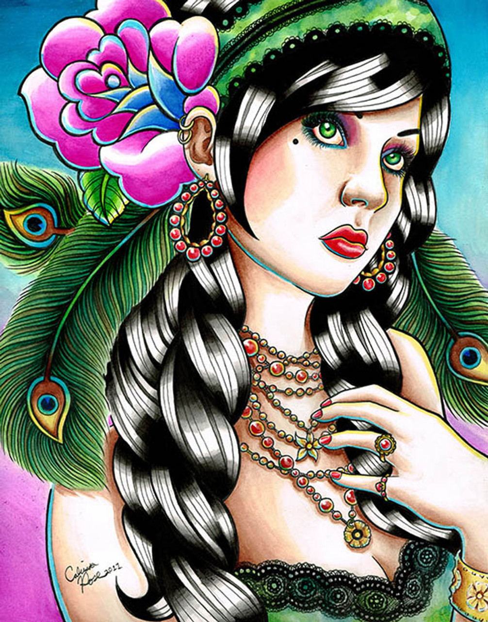 Traditional Tattoo Flash Paintings for Sale  Fine Art America