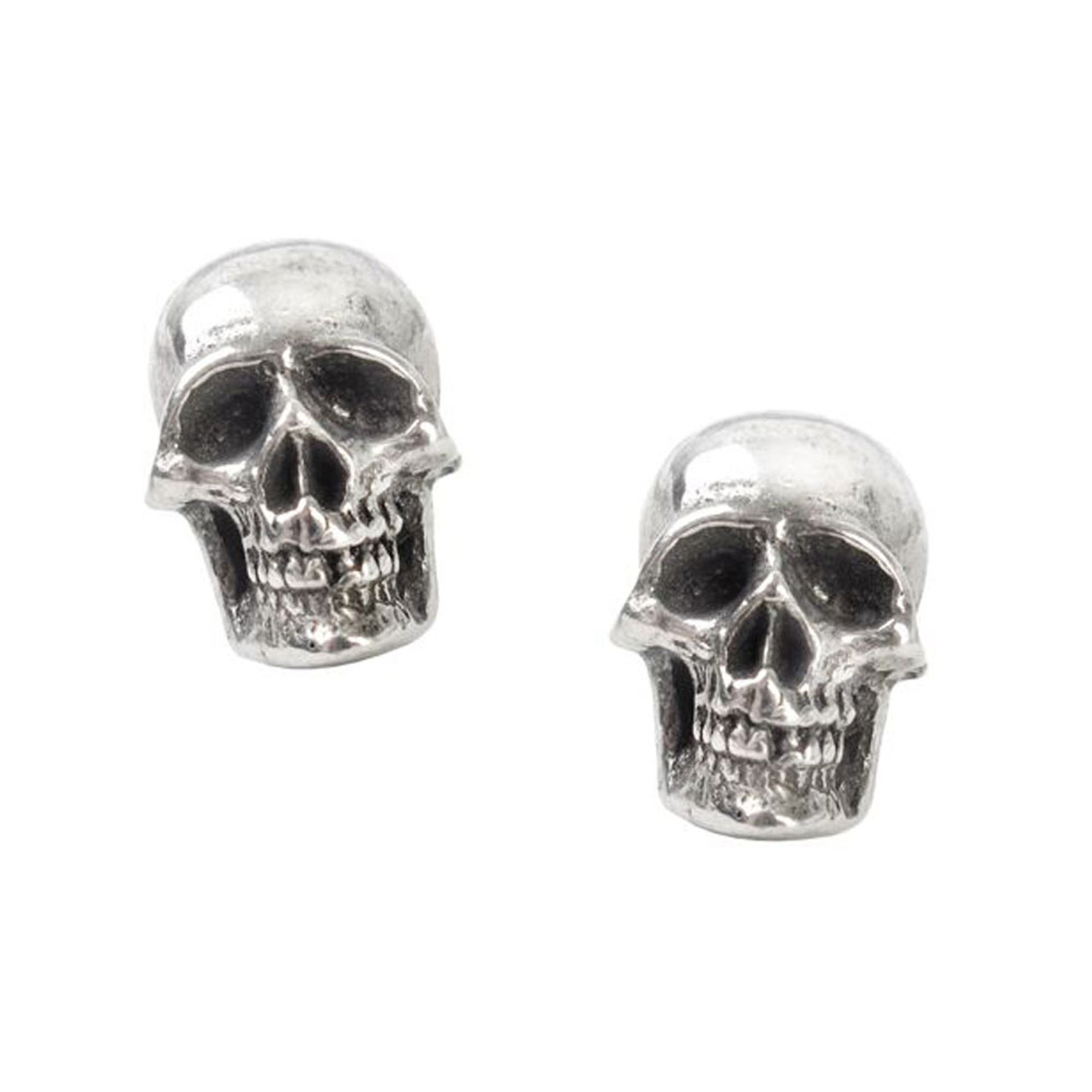 skull stud earrings