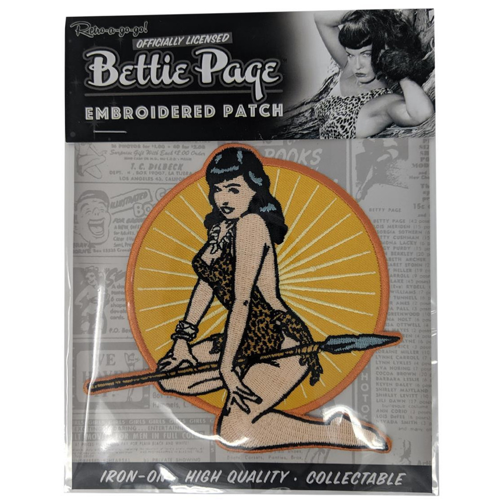 BETTIE PAGE JUNGLE GIRL PATCH | PURPLE LEOPARD BOUTIQUE