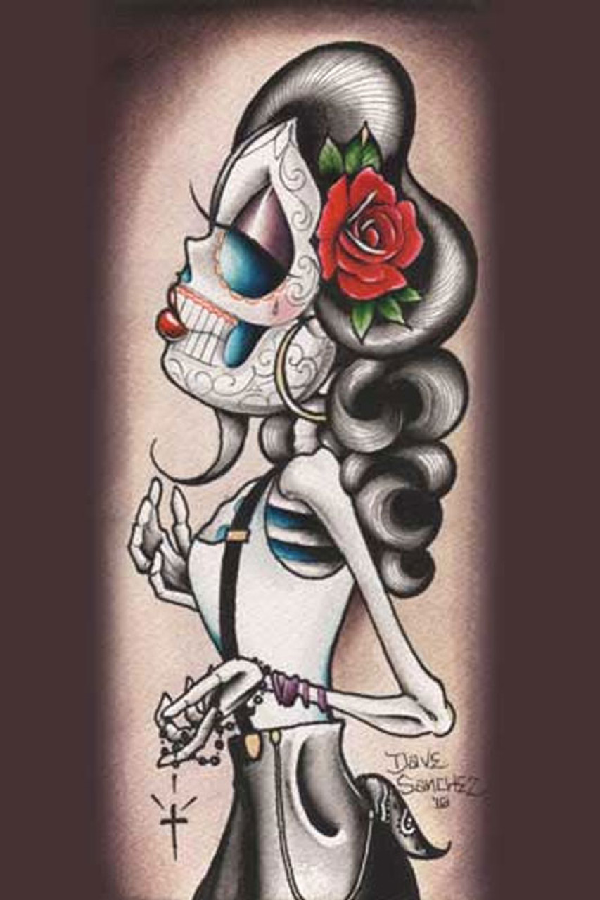 155 Sugar Skull Tattoo Designs with Meaning  Wild Tattoo Art