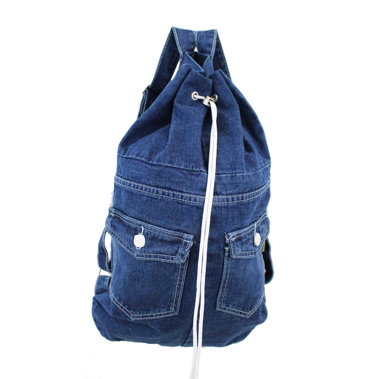 CUTE SMALL DIY BACKPACK Denim Design Old Jeans Recycle Idea - YouTube