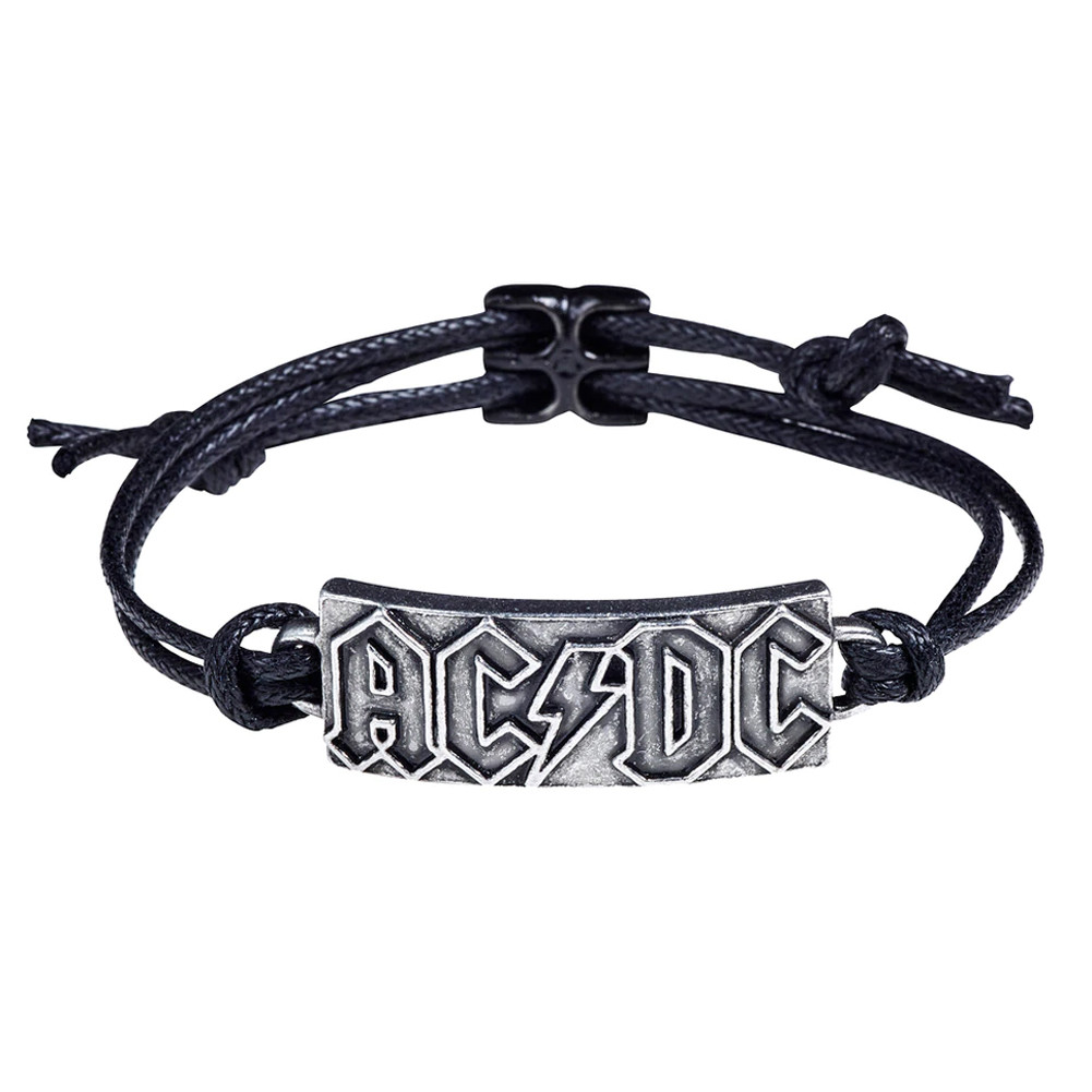 AC/DC LIGHTNING LOGO BRACELET | PURPLE LEOPARD BOUTIQUE