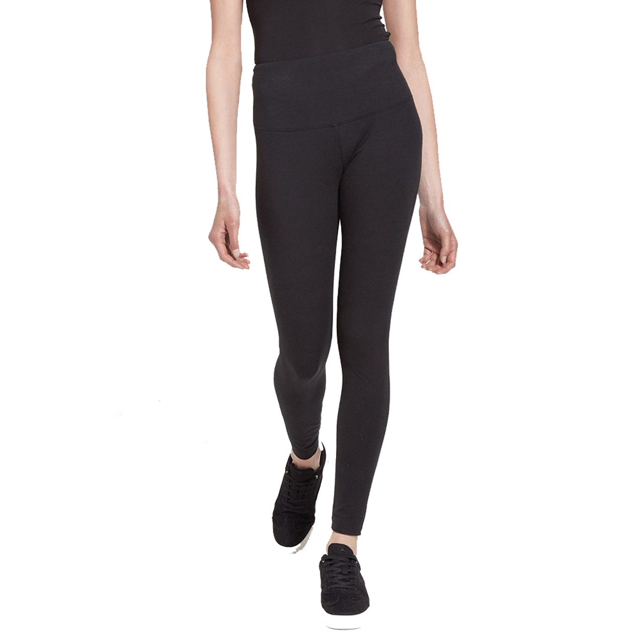 Black Full Length Cotton Leggings