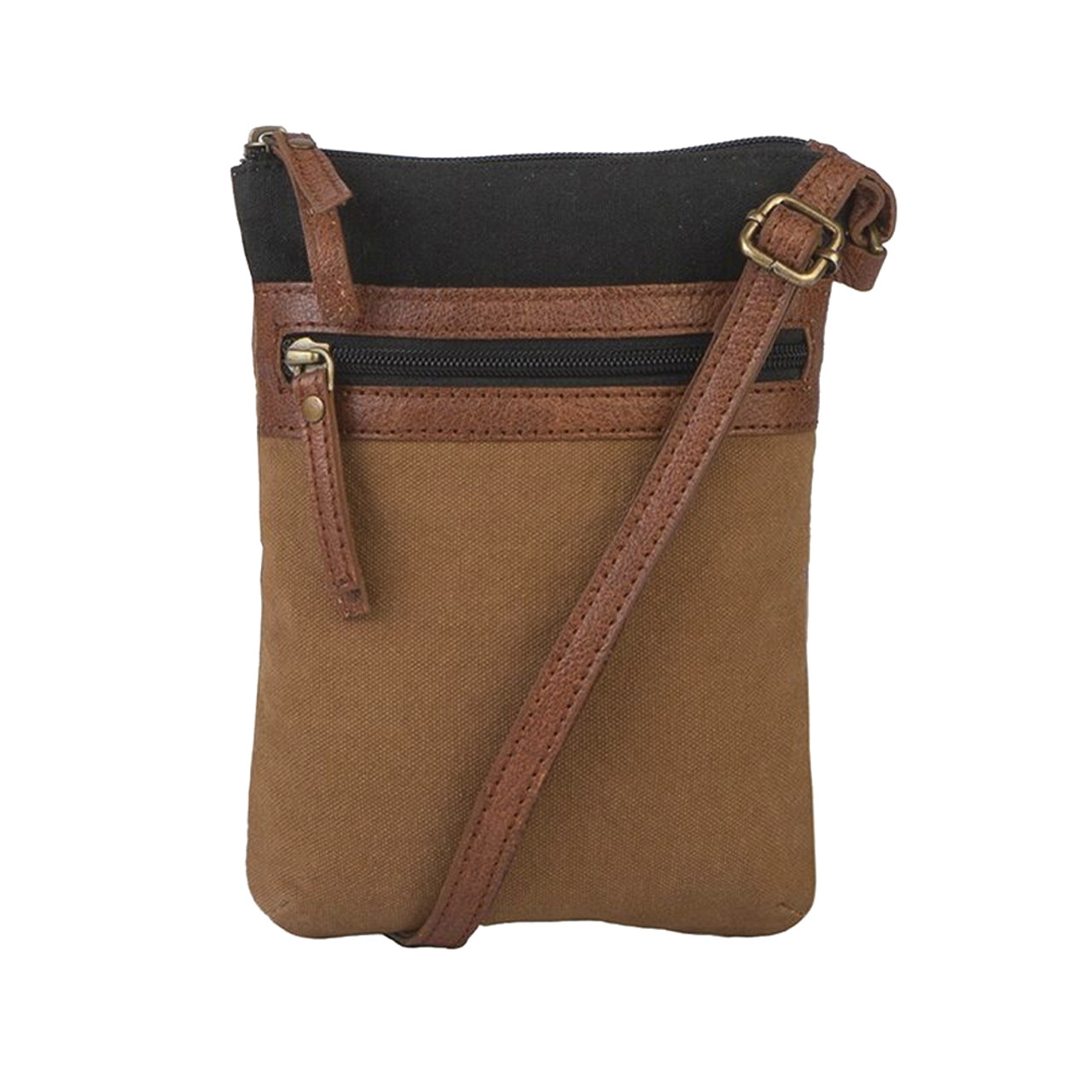 top stitch detail crossbody bag