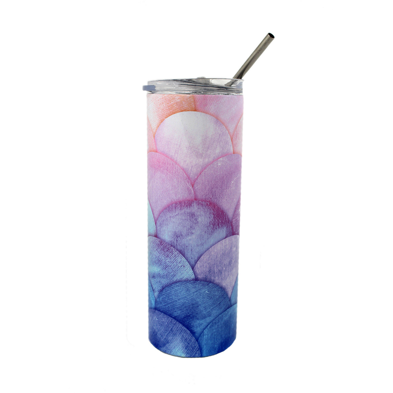 Mermaid Coffee Tumbler 20 Oz Double Walled Stainless Steel Mug