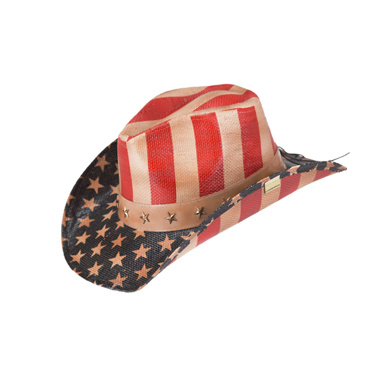 OLD GLORY AMERICAN FLAG WESTERN COWBOY HAT