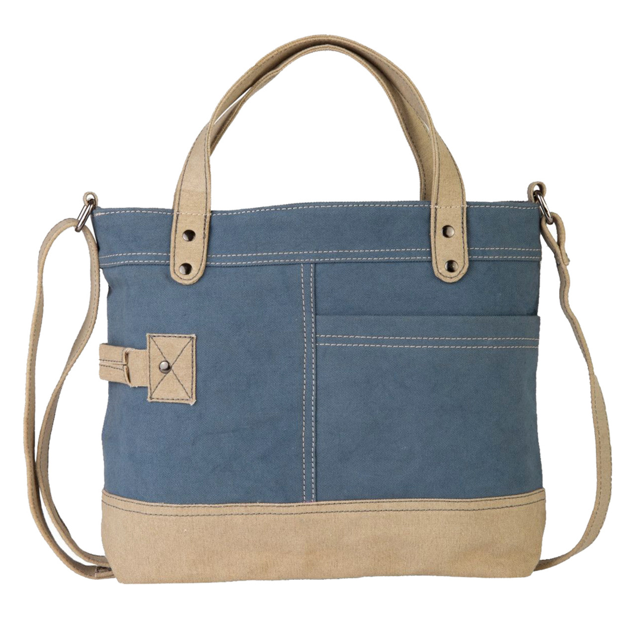 Amazon.com: The Sak Liv Satchel in Leather, Large Purse with Removable,  Convertible Straps, Dusty Blue : Clothing, Shoes & Jewelry