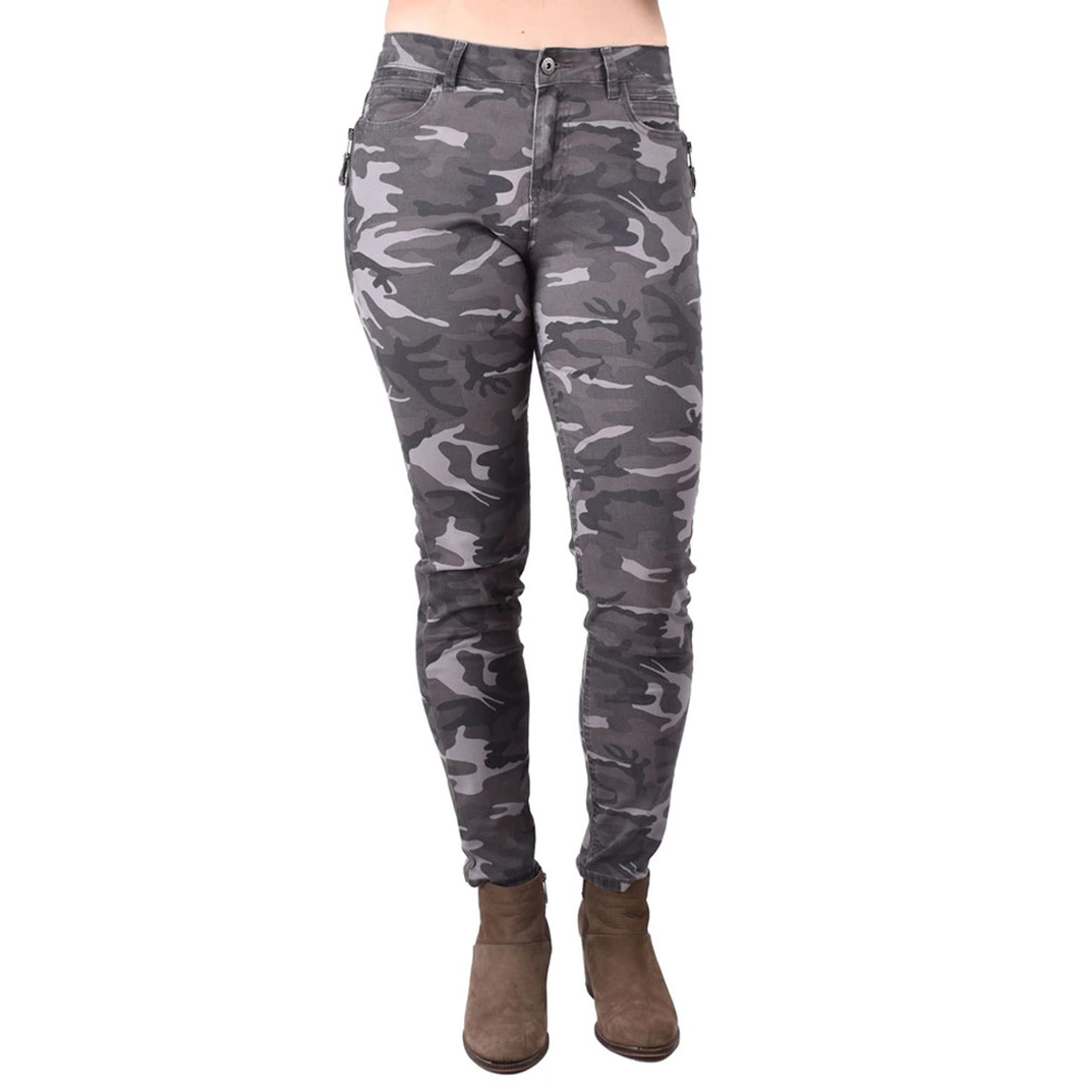 Jeans & Trousers | Tokyo Talkies Camouflage Denim Jeans For Women | Freeup