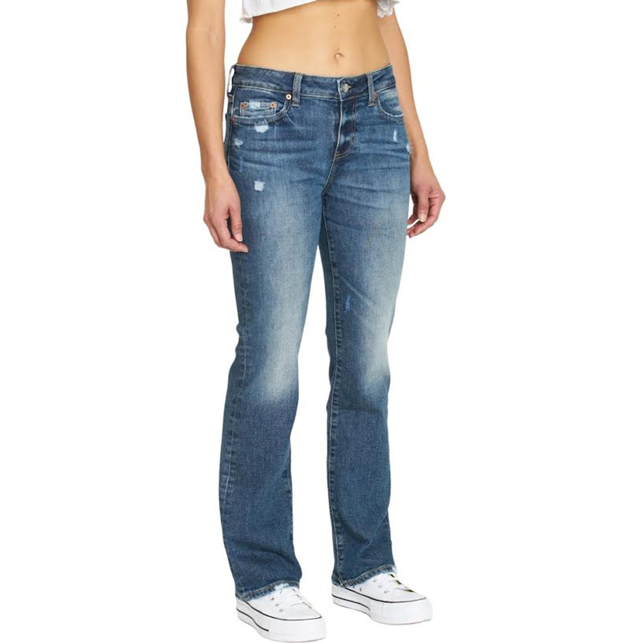 Daze Denim Y2K Low-Rise Bootcut Jean