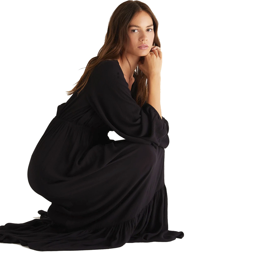 Z SUPPLY CELINA BLACK MAXI DRESS | PURPLE LEOPARD BOUTIQUE Z SUPPLY CELINA BLACK MAXI DRESS | PURPLE LEOPARD BOUTIQUE