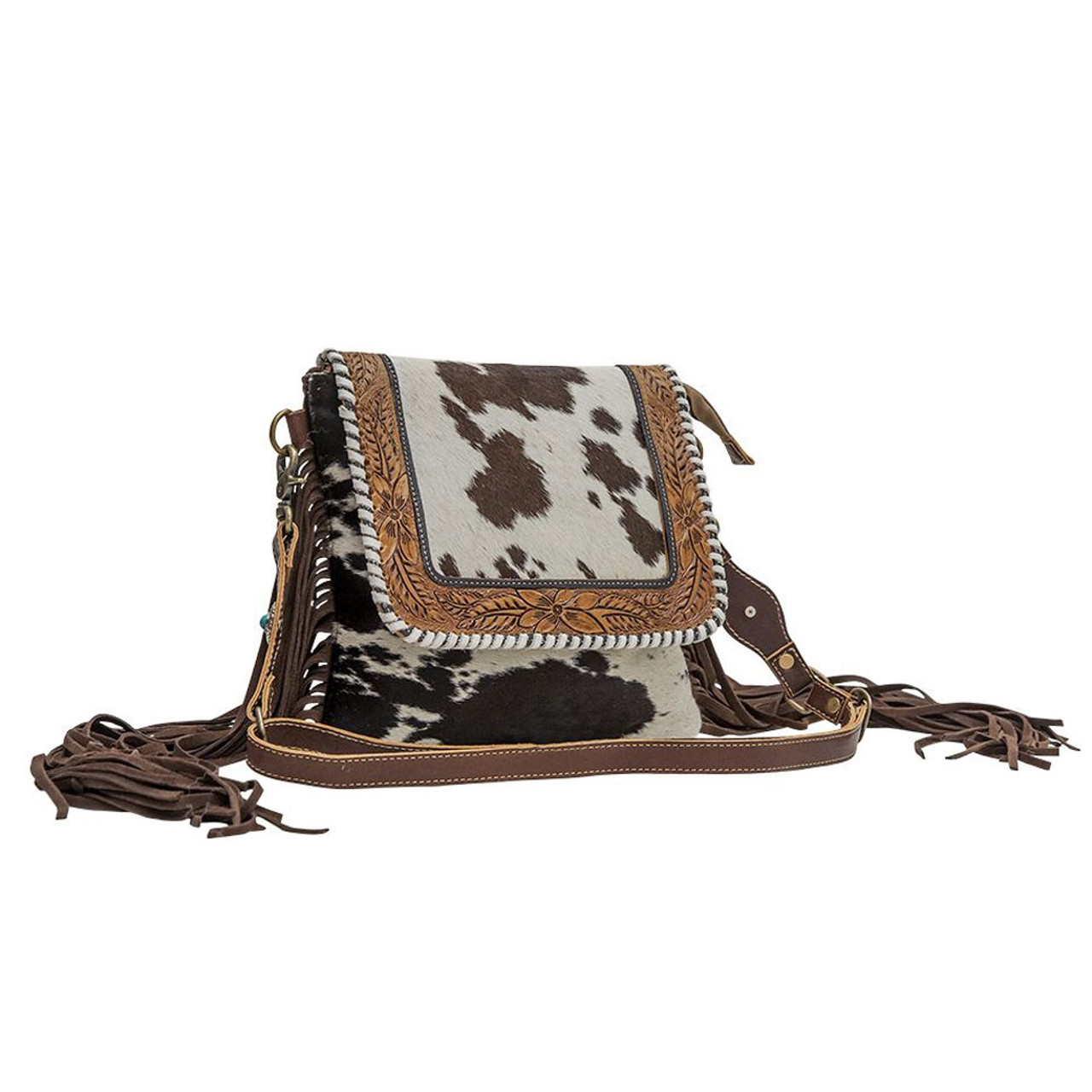 Myra Cowhide Crossbody Bag