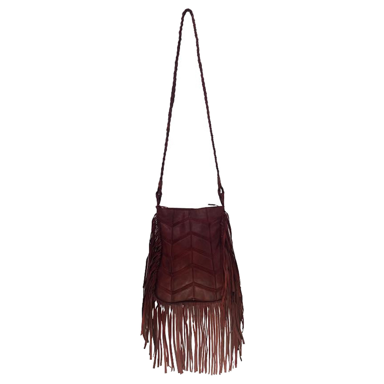 CUT022 A Red Fringe Purse 97858.1678895307