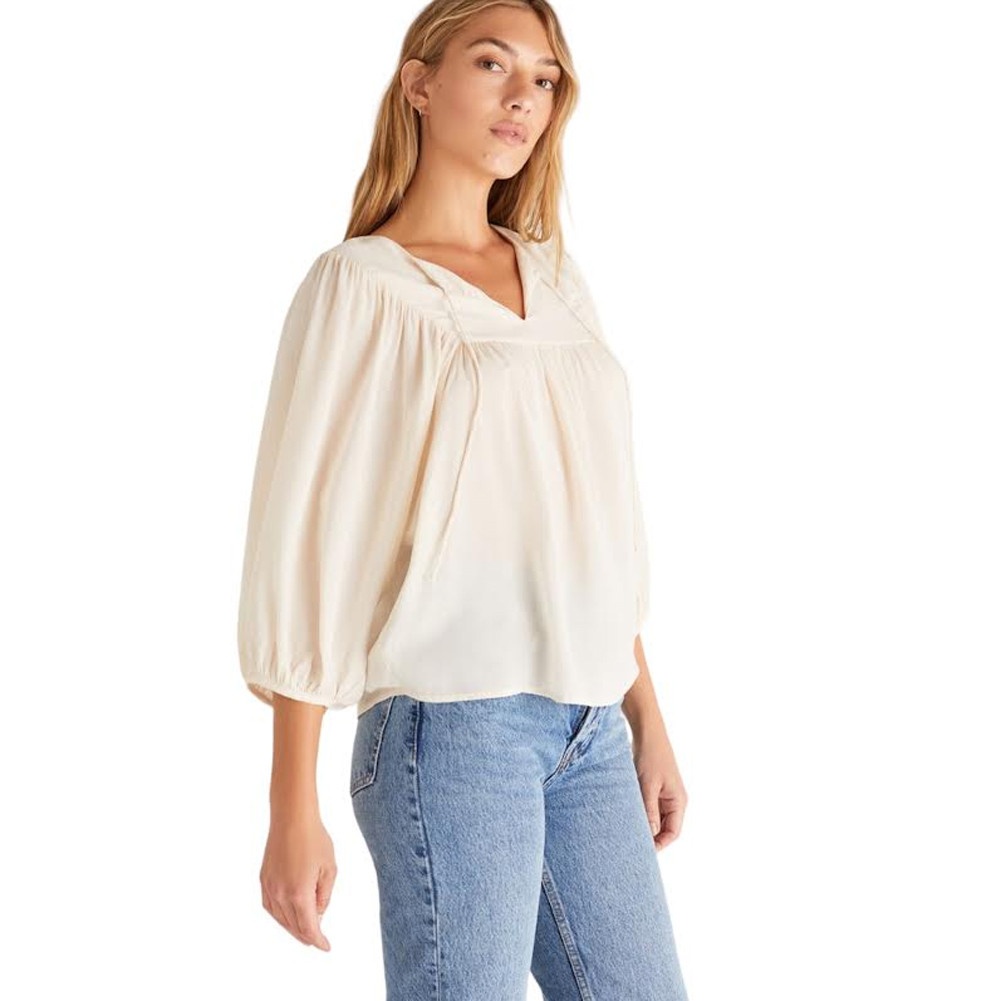 Z SUPPLY EDEN ADOBE WHITE TOP | PURPLE LEOPARD BOUTIQUE