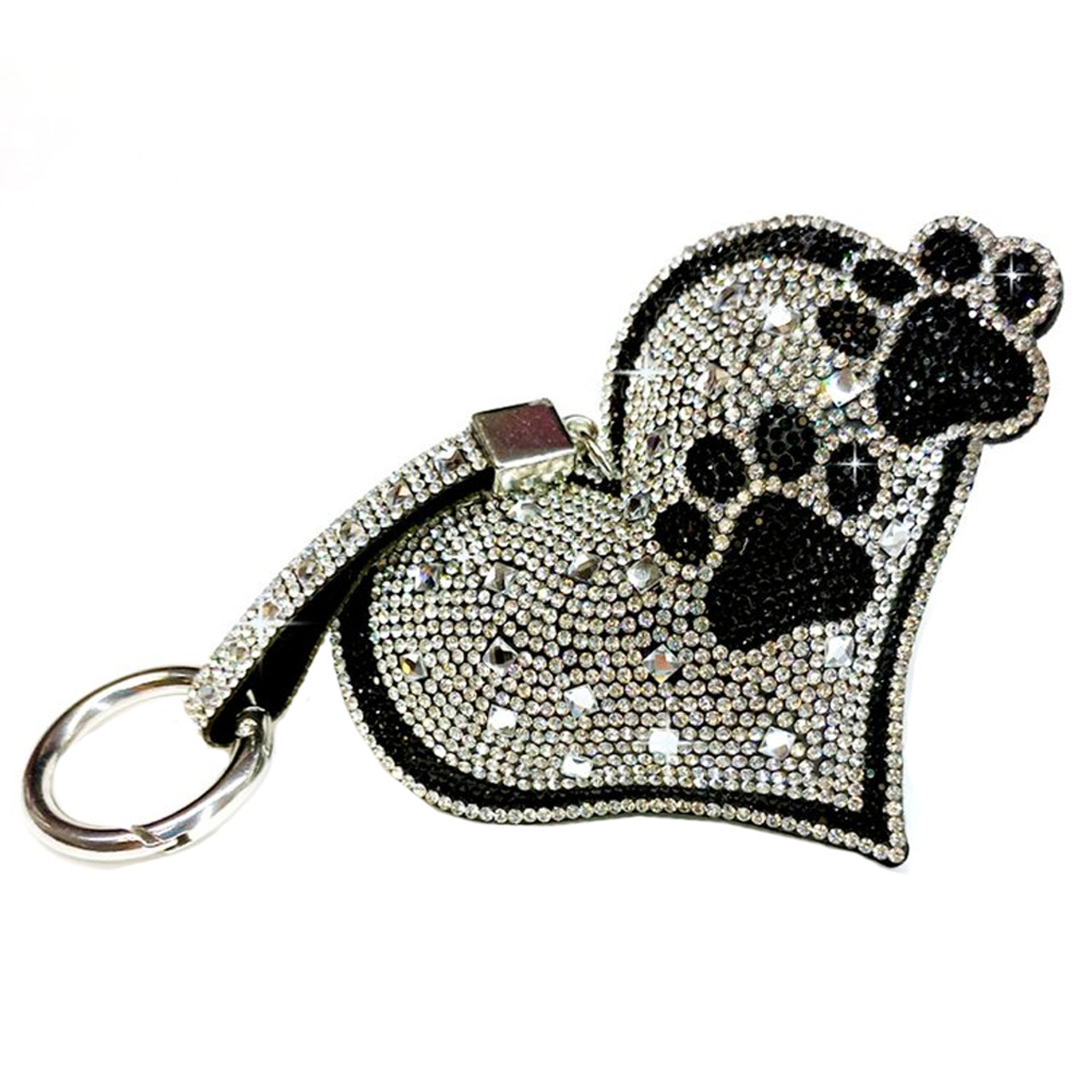 Buy wholesale Brown & black leopard heart pin