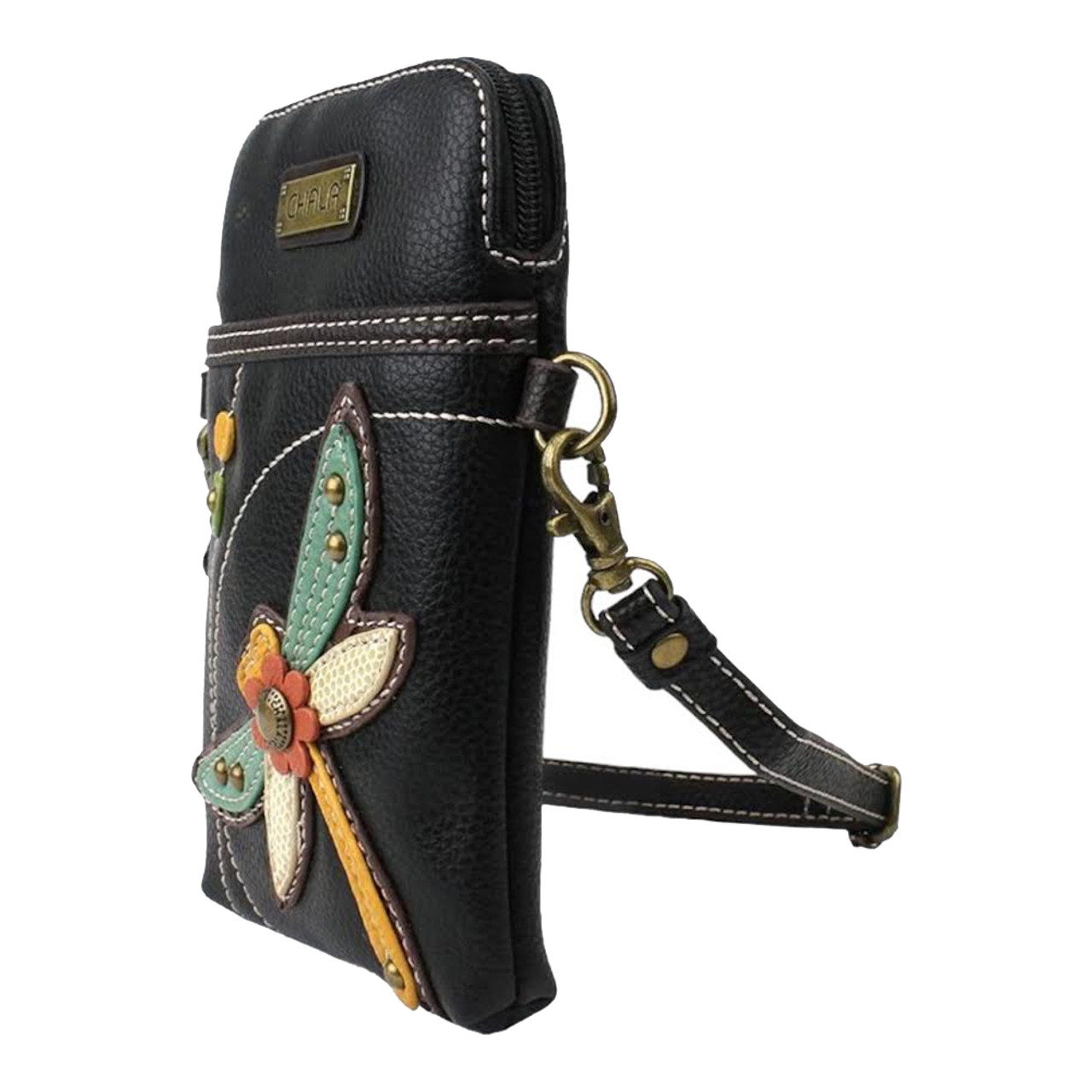 Chala Dragonfly Cellphone Crossbody Handbag