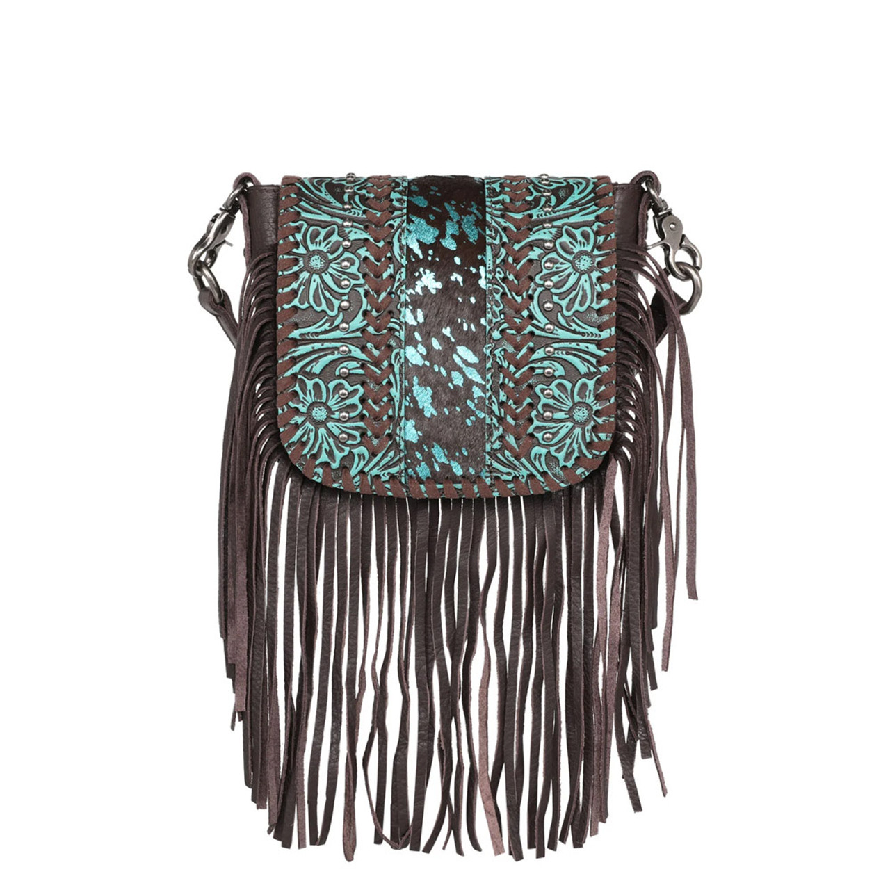 Boho Pattern Fringe Bag - Bags and Clutches