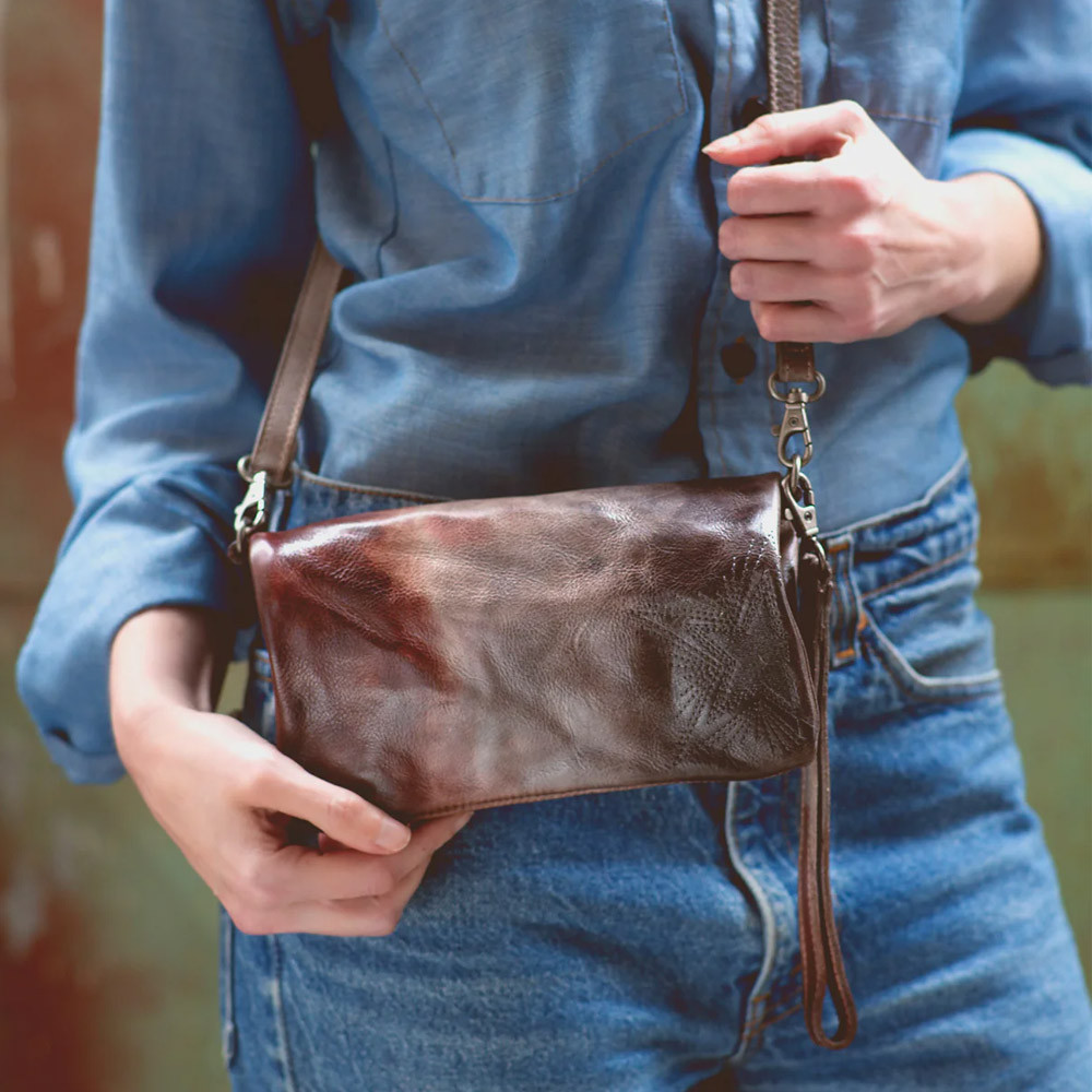 BED|STU CADENCE SPEED STARRY TD PURSE | PURPLE LEOPARD BOUTIQUE